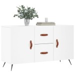 vidaXL Dulap, alb, 100x36x60 cm, lemn compozit