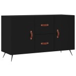 vidaXL Dulap, negru, 100x36x60 cm, lemn compozit