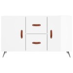 vidaXL Dulap, alb extralucios, 100x36x60 cm, lemn compozit