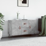 vidaXL Dulap, gri beton, 100x36x60 cm, lemn compozit vidaXL Dulap, gri beton, 100x36x60 cm, lemn compozit