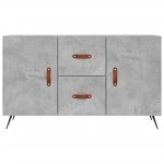 vidaXL Dulap, gri beton, 100x36x60 cm, lemn compozit vidaXL Dulap, gri beton, 100x36x60 cm, lemn compozit