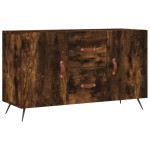 vidaXL Dulap, stejar fumuriu, 100x36x60 cm, lemn compozit