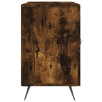vidaXL Dulap, stejar fumuriu, 100x36x60 cm, lemn compozit