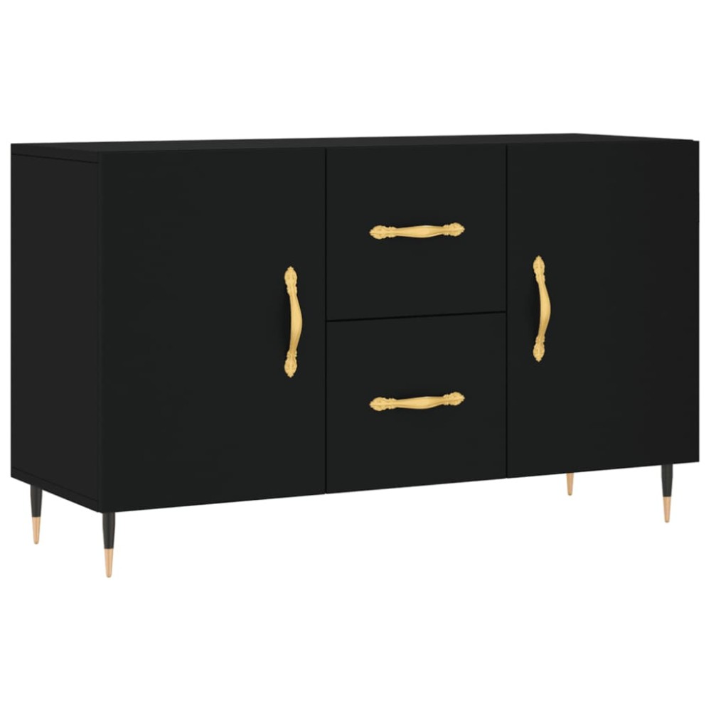 vidaXL Dulap, negru, 100x36x60 cm, lemn compozit