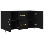 vidaXL Dulap, negru, 100x36x60 cm, lemn compozit