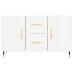 vidaXL Dulap, alb extralucios, 100x36x60 cm, lemn compozit