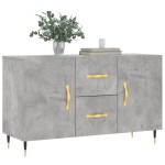 vidaXL Dulap, gri beton, 100x36x60 cm, lemn compozit vidaXL Dulap, gri beton, 100x36x60 cm, lemn compozit