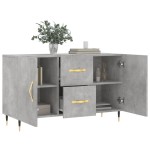 vidaXL Dulap, gri beton, 100x36x60 cm, lemn compozit vidaXL Dulap, gri beton, 100x36x60 cm, lemn compozit