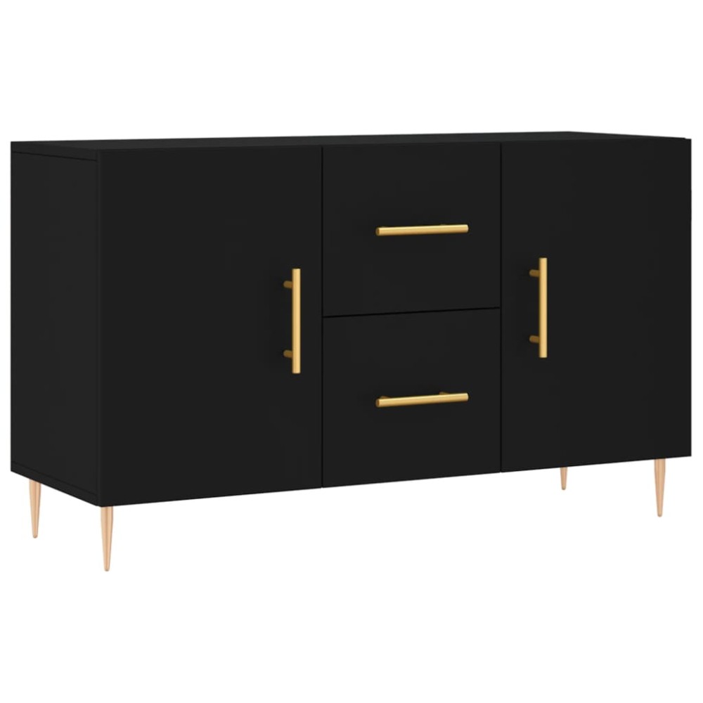 vidaXL Dulap, negru, 100x36x60 cm, lemn compozit