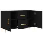 vidaXL Dulap, negru, 100x36x60 cm, lemn compozit