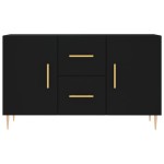 vidaXL Dulap, negru, 100x36x60 cm, lemn compozit