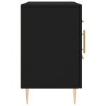 vidaXL Dulap, negru, 100x36x60 cm, lemn compozit