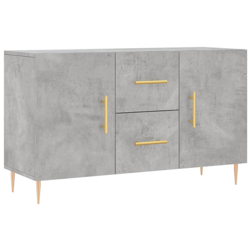 vidaXL Dulap, gri beton, 100x36x60 cm, lemn compozit