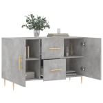 vidaXL Dulap, gri beton, 100x36x60 cm, lemn compozit vidaXL Dulap, gri beton, 100x36x60 cm, lemn compozit