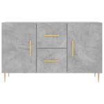 vidaXL Dulap, gri beton, 100x36x60 cm, lemn compozit vidaXL Dulap, gri beton, 100x36x60 cm, lemn compozit