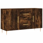 vidaXL Dulap, stejar fumuriu, 100x36x60 cm, lemn compozit