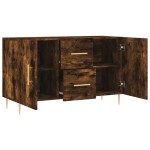vidaXL Dulap, stejar fumuriu, 100x36x60 cm, lemn compozit