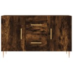 vidaXL Dulap, stejar fumuriu, 100x36x60 cm, lemn compozit