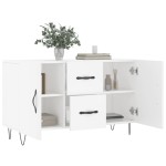 vidaXL Dulap, alb, 100x36x60 cm, lemn compozit
