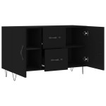 vidaXL Dulap, negru, 100x36x60 cm, lemn compozit