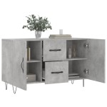 vidaXL Dulap, gri beton, 100x36x60 cm, lemn compozit vidaXL Dulap, gri beton, 100x36x60 cm, lemn compozit
