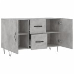 vidaXL Dulap, gri beton, 100x36x60 cm, lemn compozit vidaXL Dulap, gri beton, 100x36x60 cm, lemn compozit
