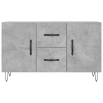 vidaXL Dulap, gri beton, 100x36x60 cm, lemn compozit vidaXL Dulap, gri beton, 100x36x60 cm, lemn compozit
