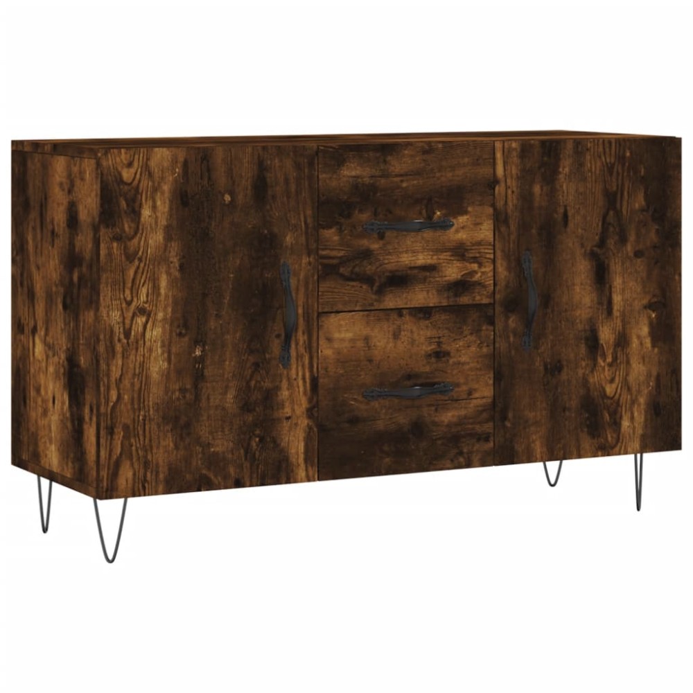 vidaXL Dulap, stejar fumuriu, 100x36x60 cm, lemn compozit