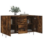 vidaXL Dulap, stejar fumuriu, 100x36x60 cm, lemn compozit