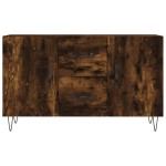vidaXL Dulap, stejar fumuriu, 100x36x60 cm, lemn compozit