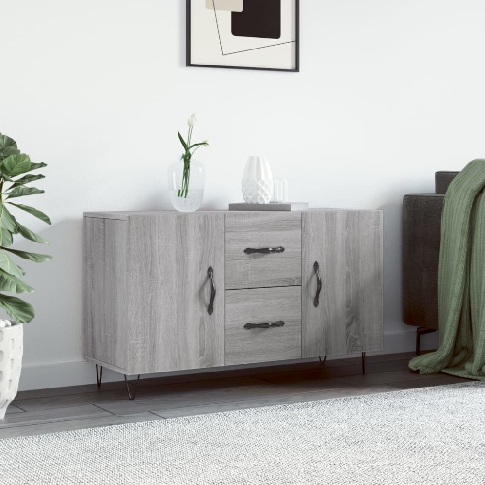 vidaXL Dulap, gri sonoma, 100x36x60 cm, lemn compozit