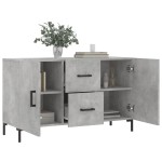 vidaXL Dulap, gri beton, 100x36x60 cm, lemn compozit vidaXL Dulap, gri beton, 100x36x60 cm, lemn compozit