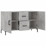 vidaXL Dulap, gri beton, 100x36x60 cm, lemn compozit vidaXL Dulap, gri beton, 100x36x60 cm, lemn compozit