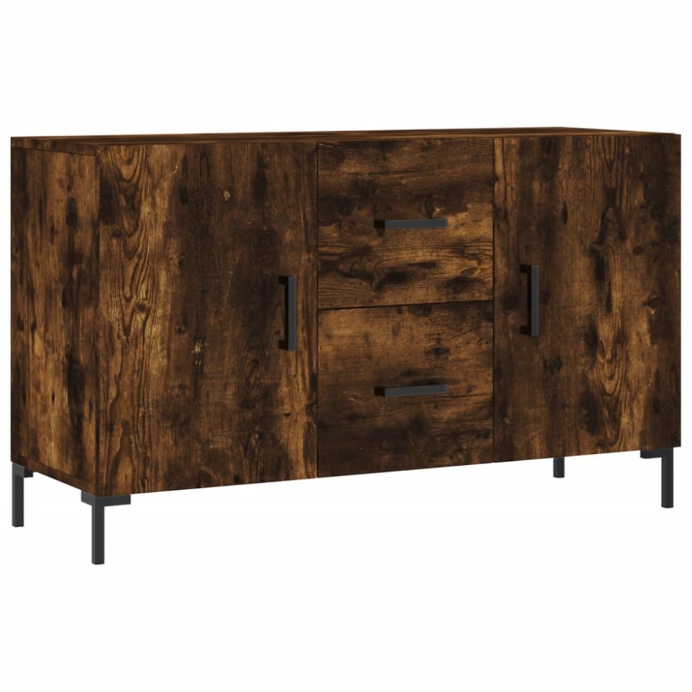 vidaXL Dulap, stejar fumuriu, 100x36x60 cm, lemn compozit
