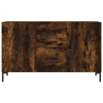 vidaXL Dulap, stejar fumuriu, 100x36x60 cm, lemn compozit