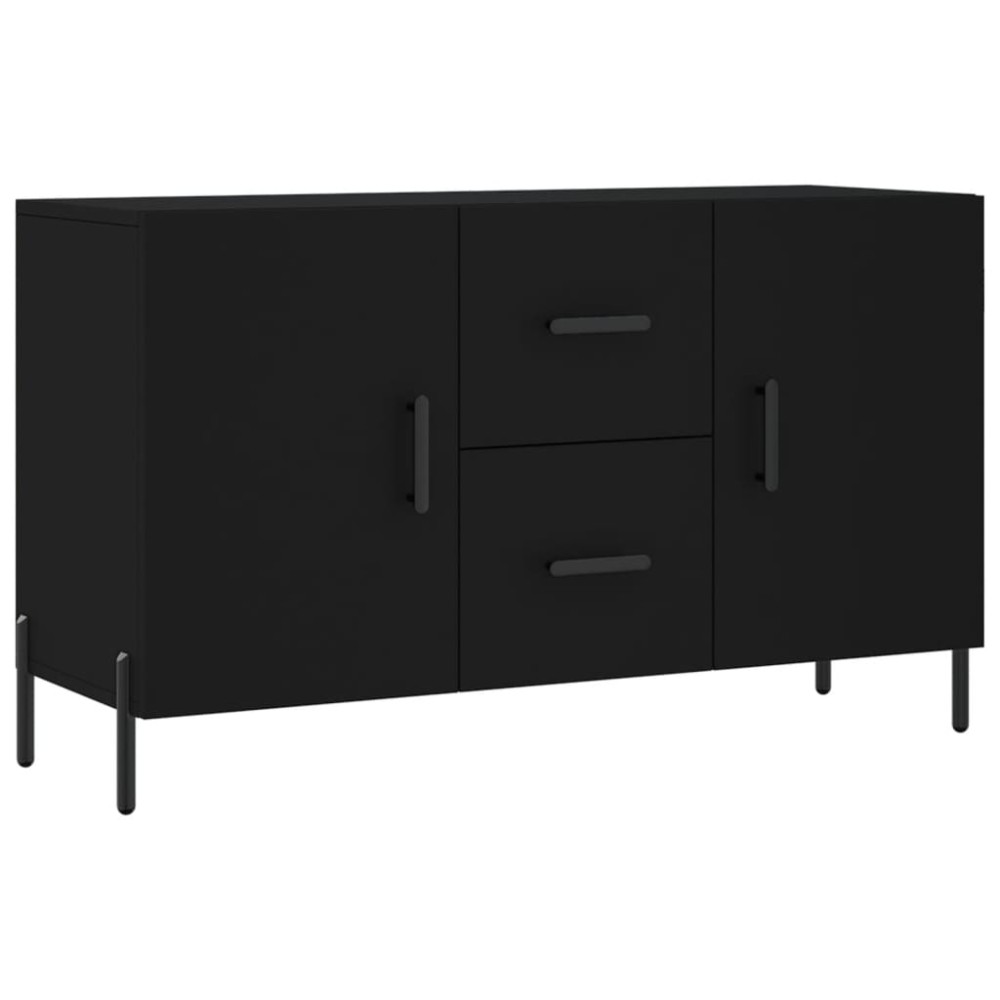 vidaXL Dulap, negru, 100x36x60 cm, lemn compozit
