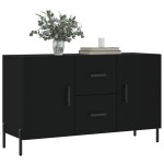 vidaXL Dulap, negru, 100x36x60 cm, lemn compozit