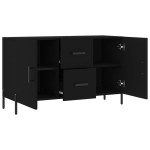 vidaXL Dulap, negru, 100x36x60 cm, lemn compozit