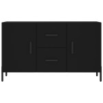 vidaXL Dulap, negru, 100x36x60 cm, lemn compozit