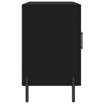 vidaXL Dulap, negru, 100x36x60 cm, lemn compozit