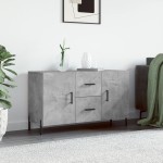 vidaXL Dulap, gri beton, 100x36x60 cm, lemn compozit vidaXL Dulap, gri beton, 100x36x60 cm, lemn compozit