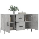 vidaXL Dulap, gri beton, 100x36x60 cm, lemn compozit vidaXL Dulap, gri beton, 100x36x60 cm, lemn compozit