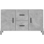 vidaXL Dulap, gri beton, 100x36x60 cm, lemn compozit vidaXL Dulap, gri beton, 100x36x60 cm, lemn compozit