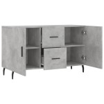 vidaXL Dulap, gri beton, 100x36x60 cm, lemn compozit vidaXL Dulap, gri beton, 100x36x60 cm, lemn compozit