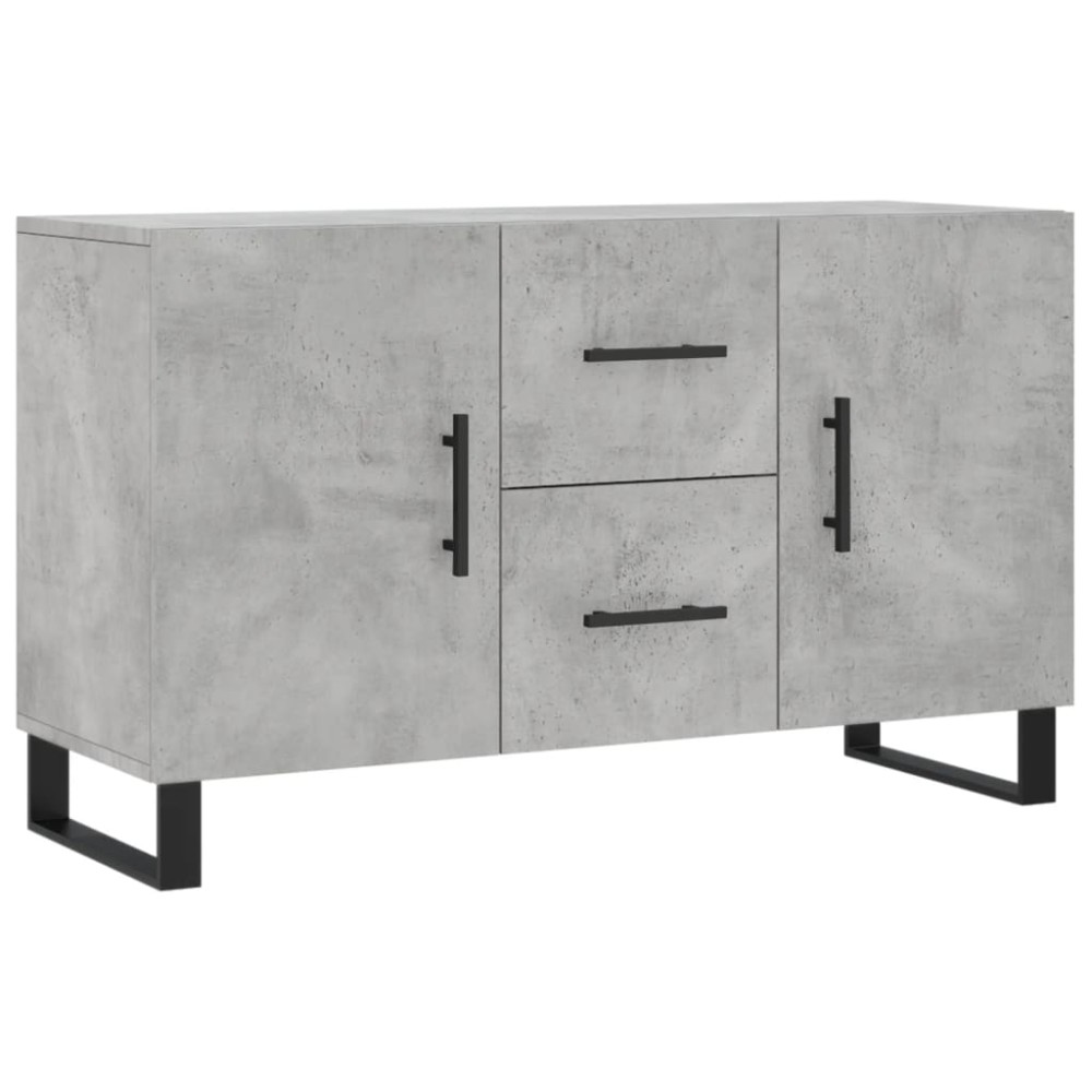 vidaXL Dulap, gri beton, 100x36x60 cm, lemn compozit