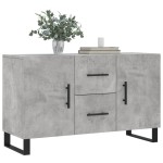 vidaXL Dulap, gri beton, 100x36x60 cm, lemn compozit vidaXL Dulap, gri beton, 100x36x60 cm, lemn compozit
