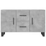vidaXL Dulap, gri beton, 100x36x60 cm, lemn compozit vidaXL Dulap, gri beton, 100x36x60 cm, lemn compozit