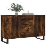 vidaXL Dulap, stejar fumuriu, 100x36x60 cm, lemn compozit vidaXL Dulap, stejar fumuriu, 100x36x60 cm, lemn compozit