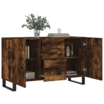 vidaXL Dulap, stejar fumuriu, 100x36x60 cm, lemn compozit vidaXL Dulap, stejar fumuriu, 100x36x60 cm, lemn compozit
