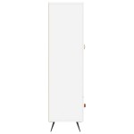 vidaXL Dulap înalt, alb, 69,5x31x115 cm, lemn prelucrat